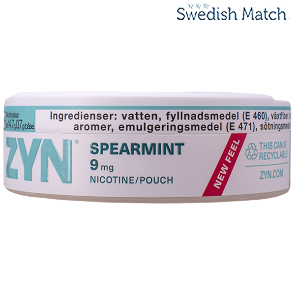 ZYN Slim Spearmint Strong Portion Snusfabriken