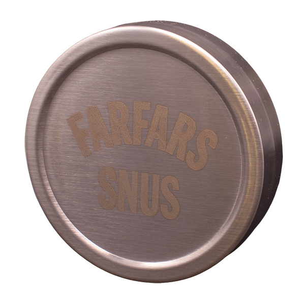 Snusdosa I Rostfritt St L Farfars Snus Snusfabriken