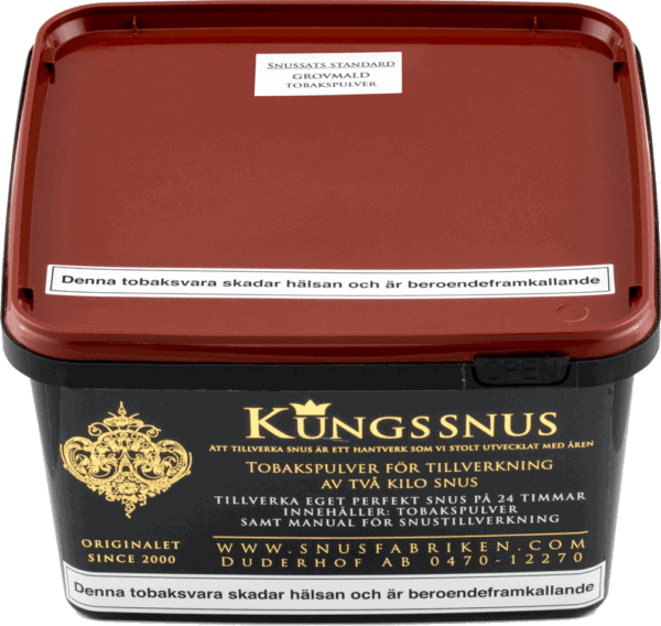 Kungssnus snussats