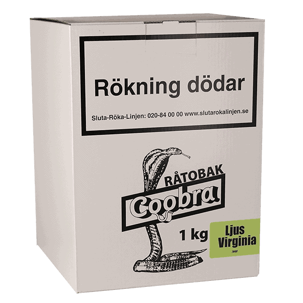 Råtobak Coobra Ljus Virginia 1kg