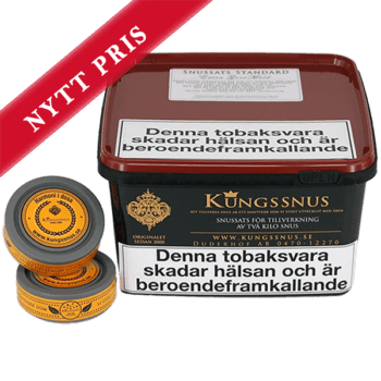 Kungssnus Standard Extra Grovmald Snussats