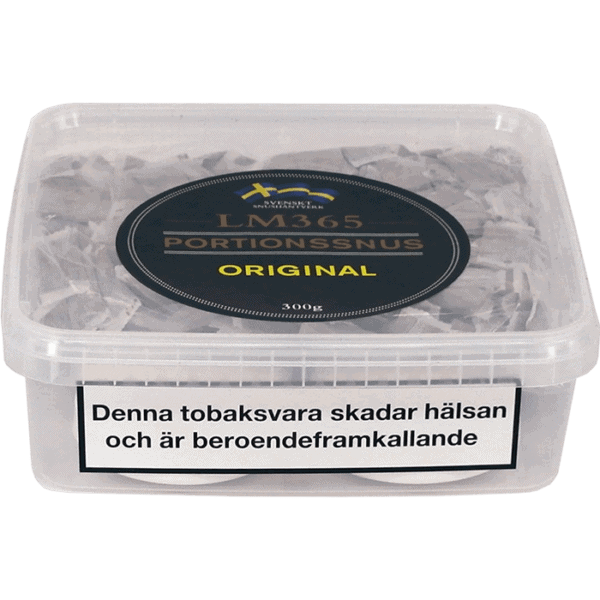 Köp en LM365 Portionssnus Original Snussats från Kungssnus webbutik