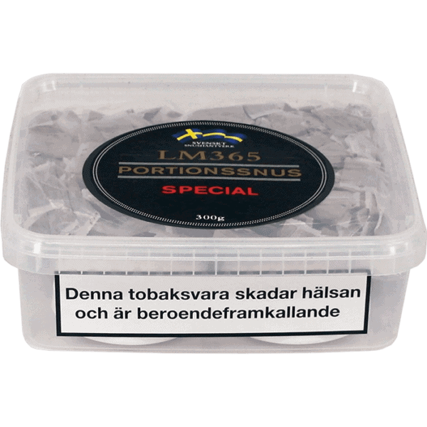 Köp en LM365 Portionssnus Special Snussats från Kungssnus webbutik