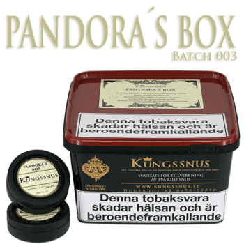 Kungssnus Pandoras Box Batch 003 - Beställ snussatsen från Kungssnus på Snusfabriken.com