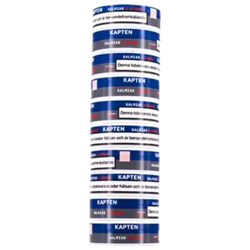 Kapten Salmiak X-Stark Vit Portion