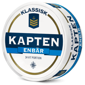 Kapten Enbär Vit Portion