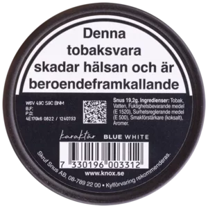 Knox Karaktär Blue White Portionssnus