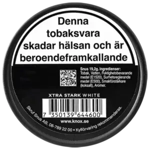 Skruf Knox Xtra Stark White Portionssnus