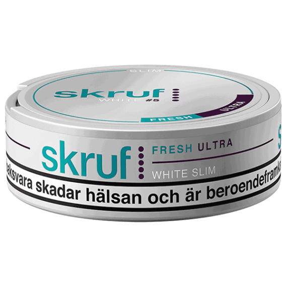 Skruf Fresh Ultra Stark Slim White Portionssnus