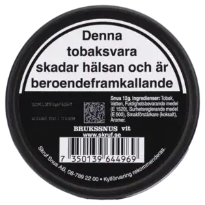 Smålands Brukssnus Vit Portionssnus