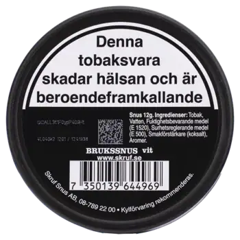 Smålands Brukssnus Vit Portionssnus