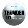 Thunder Lit Frosted White Dry Portion Extra Strong