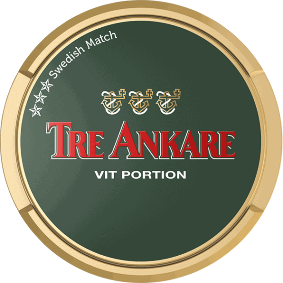 Tre Ankare Vit Portion