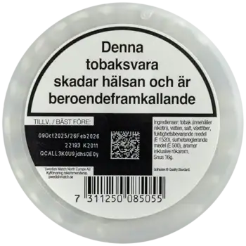 Göteborgs Rapé Slim Stark Vit Portion