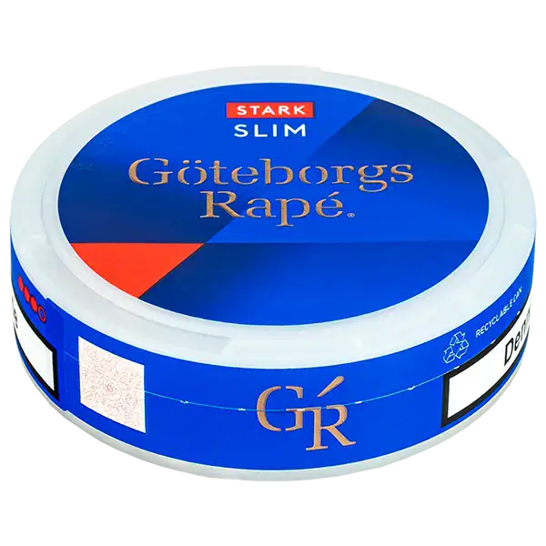 Göteborgs Rapé Slim Stark Vit Portion