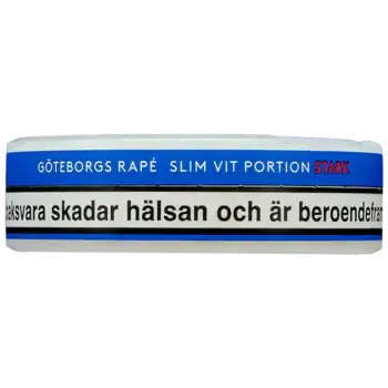 Göteborgs Rapé Slim Stark Vit Portion