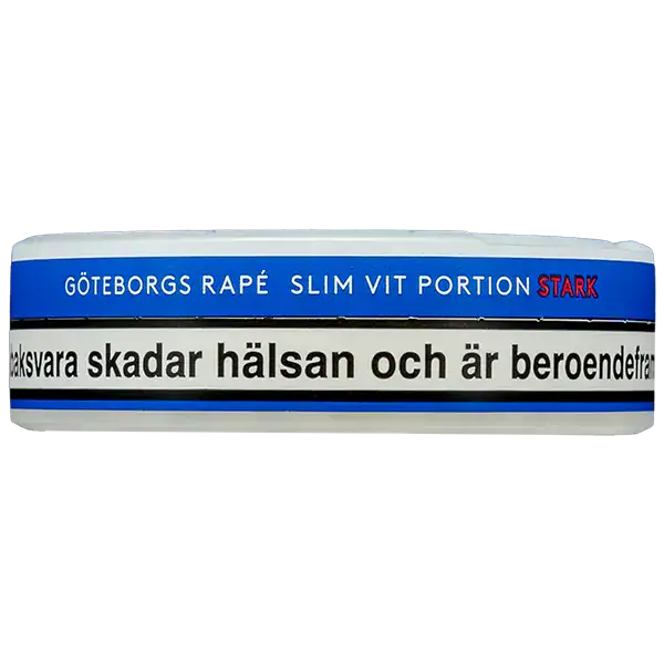 Göteborgs Rapé Slim Stark Vit Portion