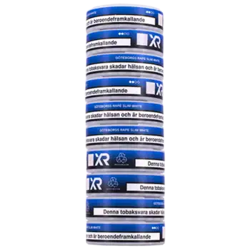 XRANGE Göteborgs Rapé Slim White Portion