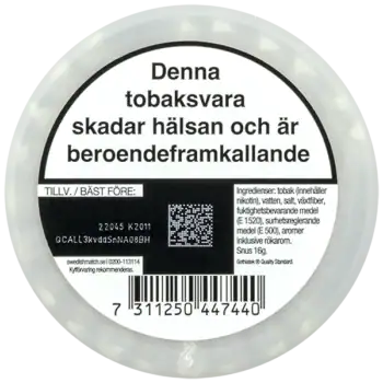 XRANGE Göteborgs Rapé Slim White Strong Portion