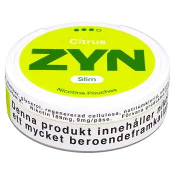 ZYN Slim Citrus Strong 9 mg