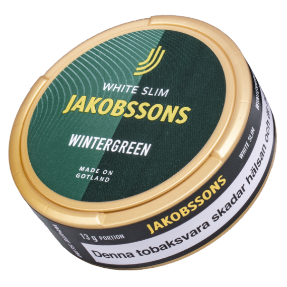Jakobssons Wintergreen White Slim Portion