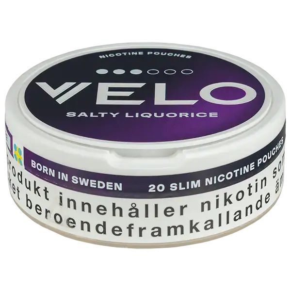 Velo Salty Liquorice 10 mg