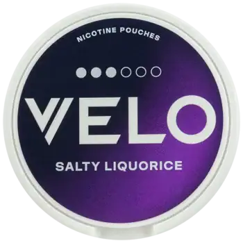 Velo Salty Liquorice 10 mg