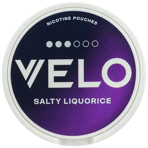 Velo Salty Liquorice 10 mg
