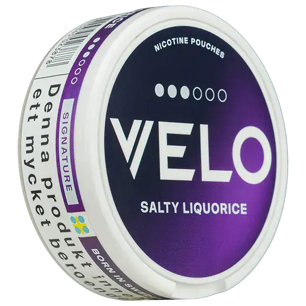 Velo Salty Liquorice 10 mg