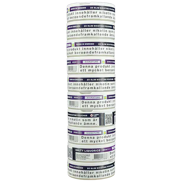 Velo Salty Liquorice 10 mg