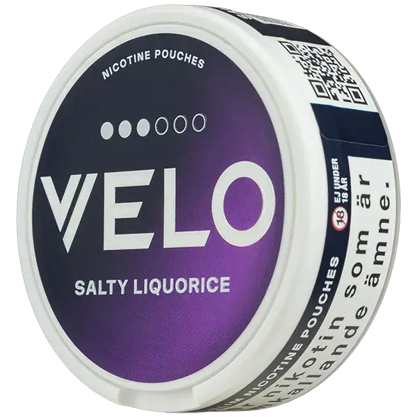 Velo Salty Liquorice 10 mg