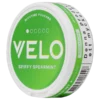 VELO Spiffy Spearmint Mini All White Portion Snus Dosa Profil Höger