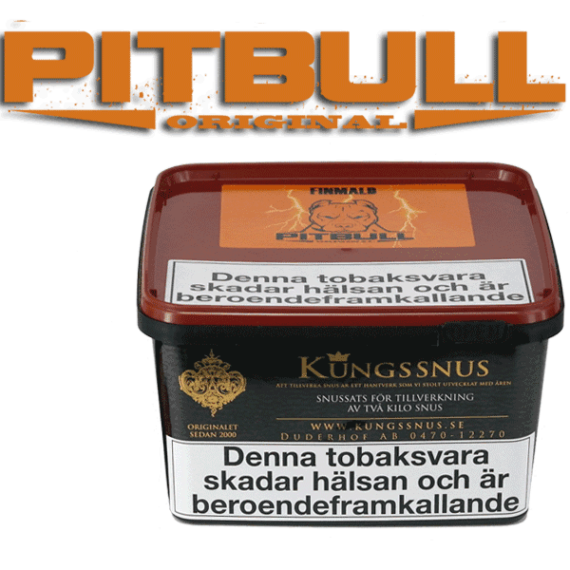 Pitbull Original Finmald från Kungssnus för snustillverkning av eget snus hemma. Enkelt, billigt och bra resultat