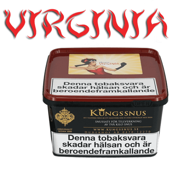 Snussatsen Virginia från Kungssnus för snustillverkning av eget snus hemma. Enkelt, billigt och bra resultat.