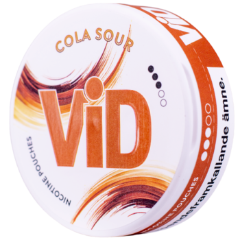 VID Cola Sour All White Portion sidan