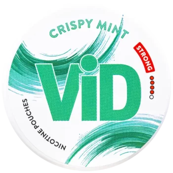 VID Crispy Mint Strong All White Portion Framsidan