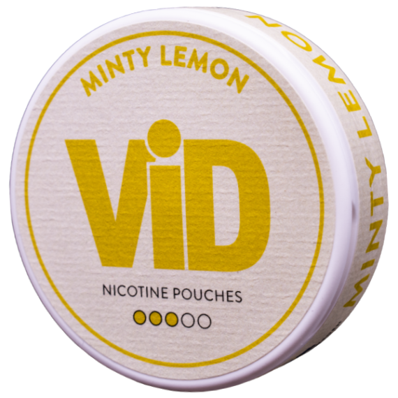 VID Minty Lemon Slim All White Portion - Vinkel