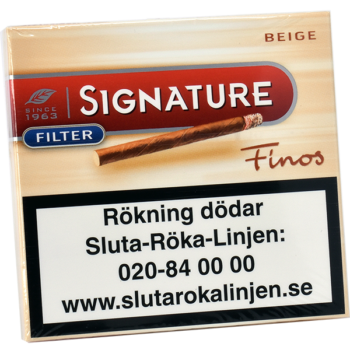 Signature Finos Beige Filter cigariller