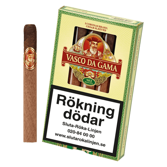 Vasco Da Gama No. 2 Maduro 5-pack cigarrer