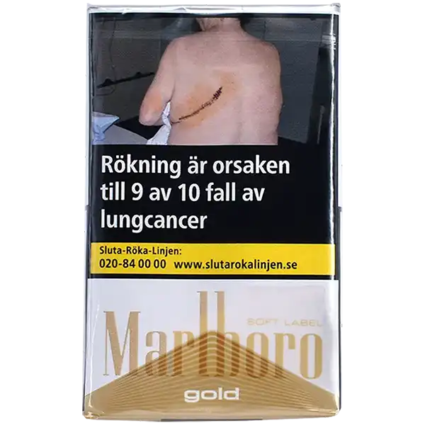 Marlboro Gold Soft Pack är cigaretter som har en mildare tobakssmak. Marlboro cigaretter är tillverkade av Philip Morris International.