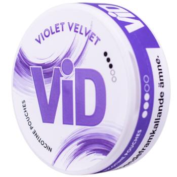 VID Violet Velvet All White Portion höger profil