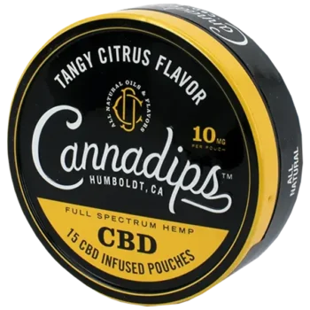 Cannadips Tangy Citrus Flavor CBD Portion. Köp fraktfritt från Snusfabriken.com