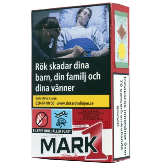 Mark Adams No 1 Original Red är ett omtyckt lågprismärke av cigaretter. Beställ fraktfritt från Snusfabriken.com