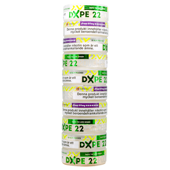 Dxpe Lime Smash Crazy Strong All White Portion 10 pack
