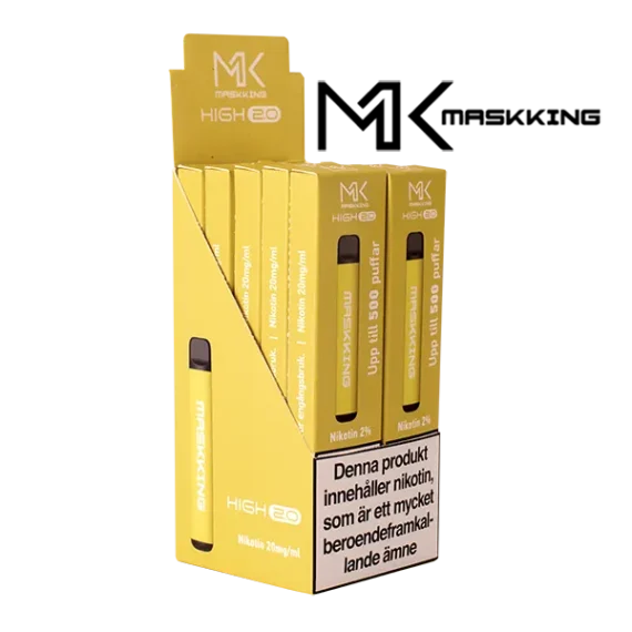 Maskking High 2.0 Lemon Biscuit Engångsvape 20 mg