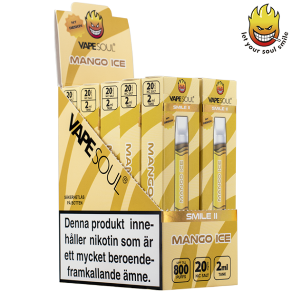 Vapesoul Smile II Mango 20 mg