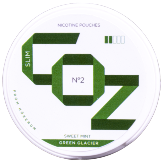 COZ No.2 Green Glacier S2 All White Portion