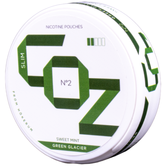 COZ No.2 Green Glacier S2 All White Portion