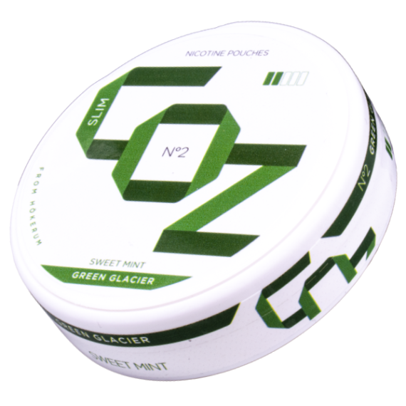 COZ No.2 Green Glacier S2 All White Portion