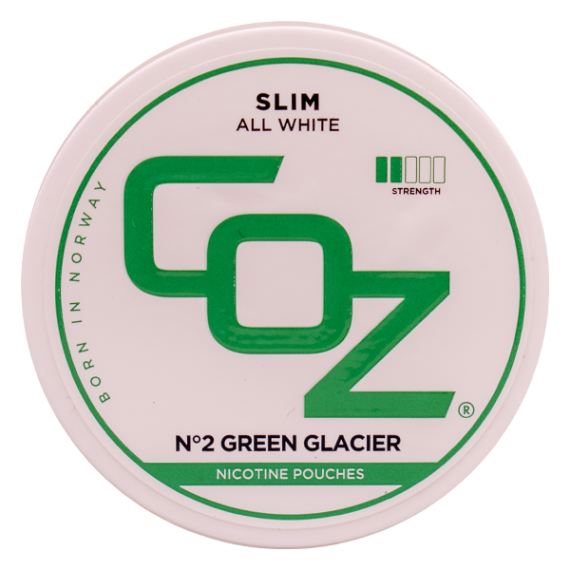 COZ No.2 Green Glacier S2 All White Portion